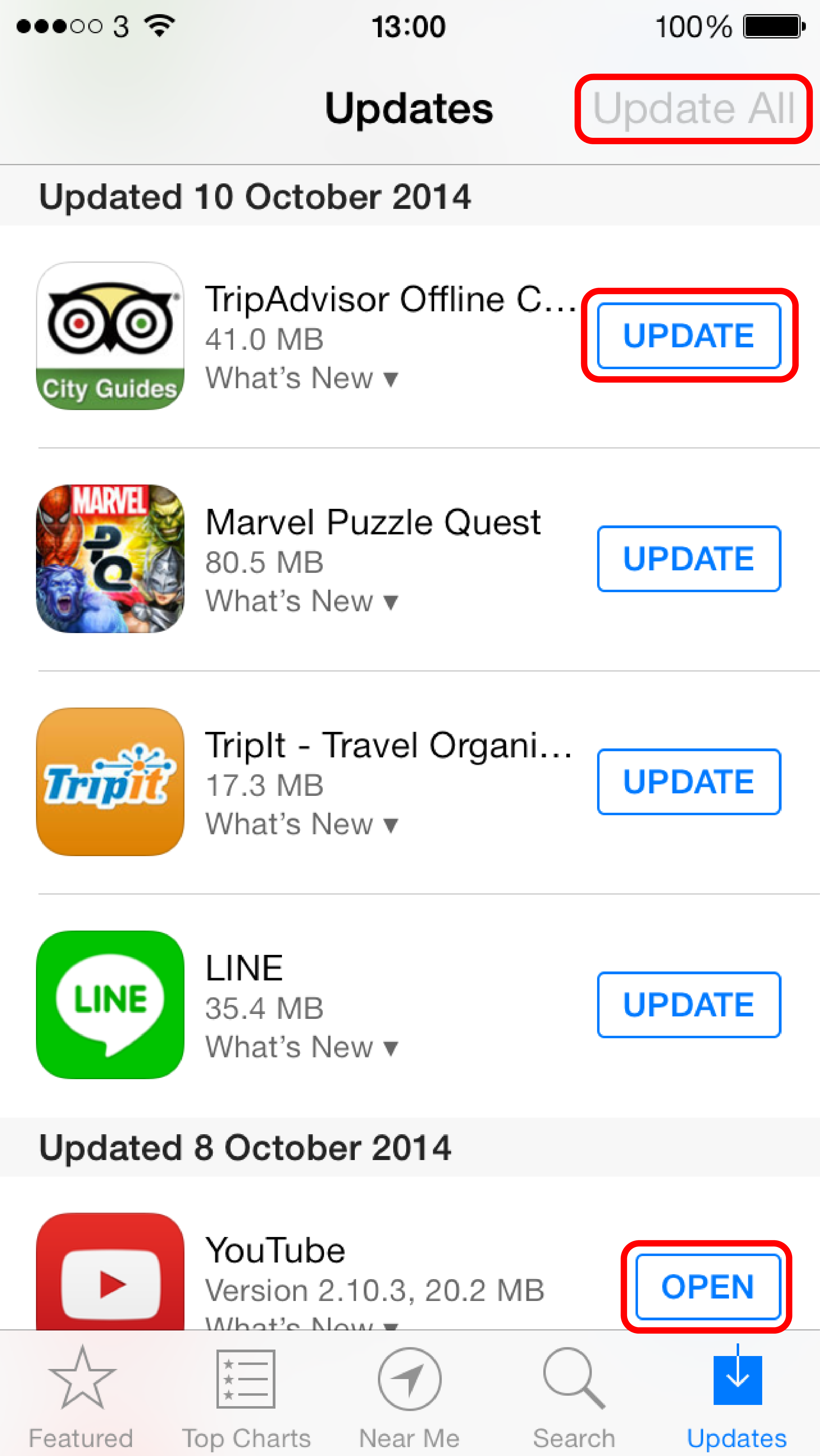 Iphone 11 app store updates